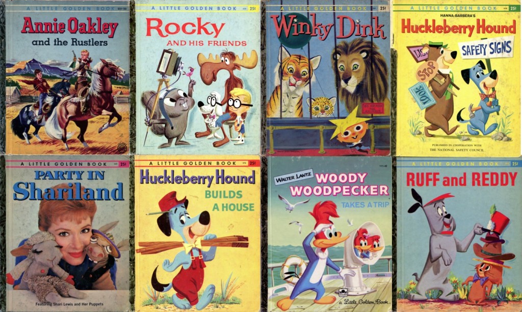 6 Little Golden Book Collage